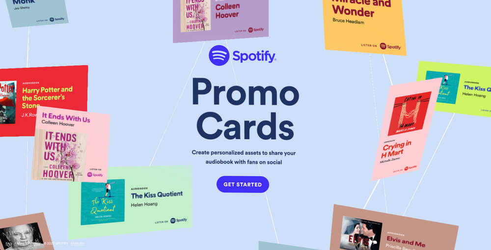 Spotify Promo Cards