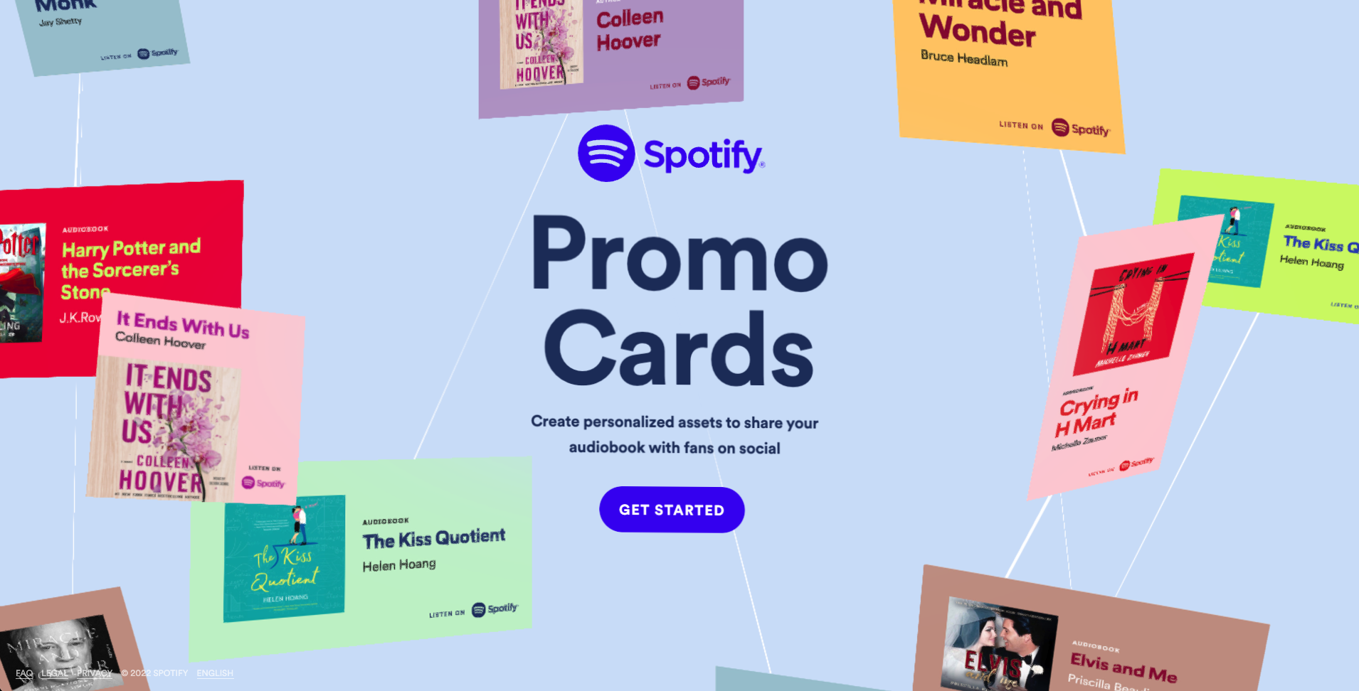 Spotify Promo Cards