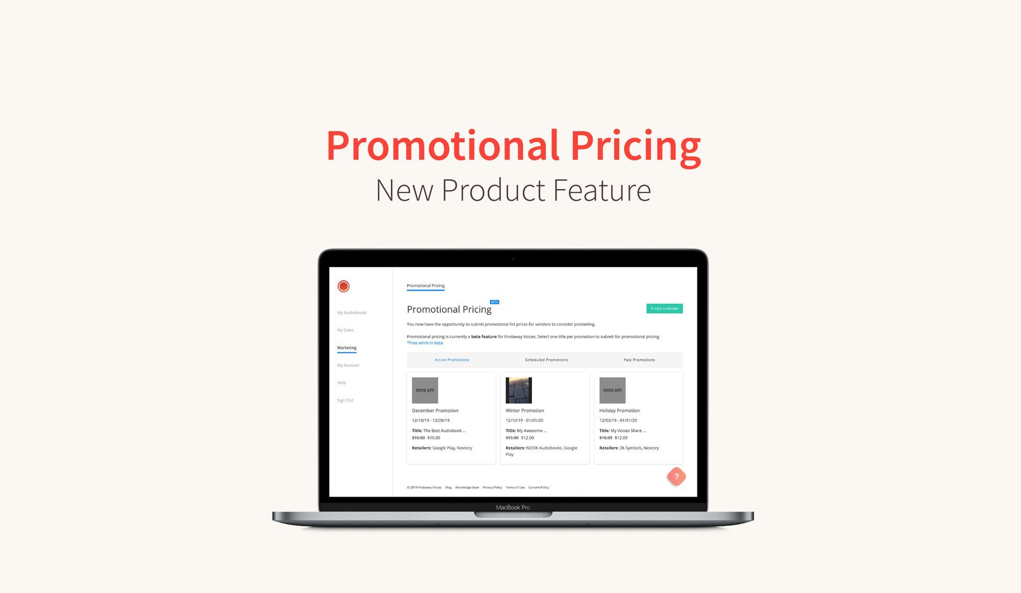 New Promotional Pricing Tools