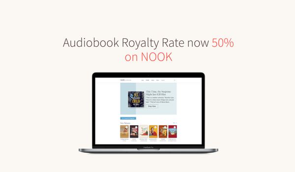 NOOK Audiobooks Royalty Rate Increase