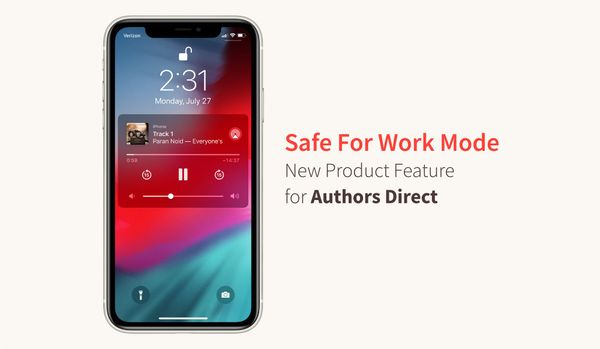 Private Listening with Authors Direct's New "Safe For Work" Feature
